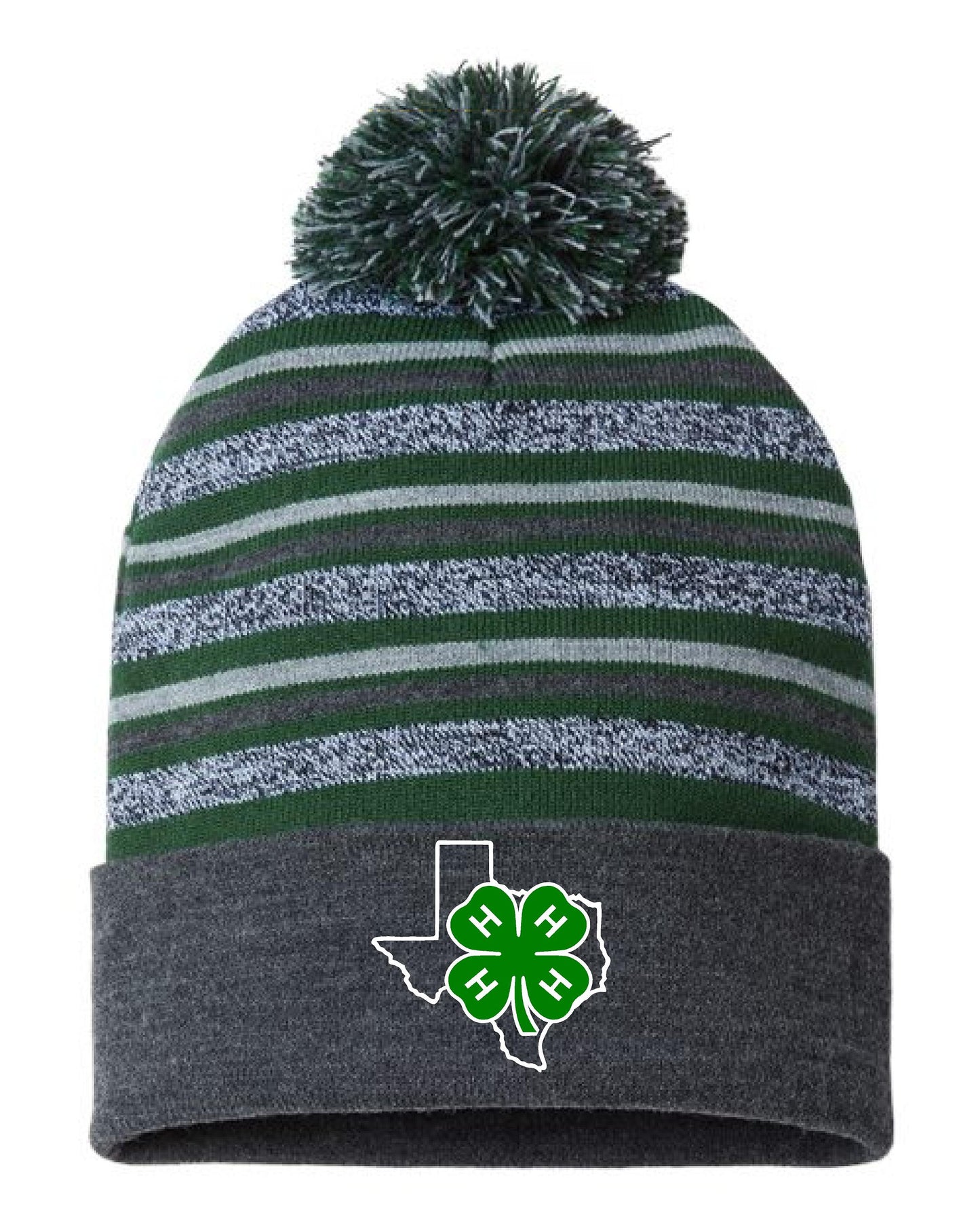 4-H Pom Pom Beanie