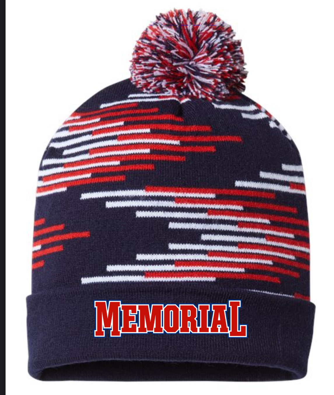 Memorial Sock Hats Embroidery