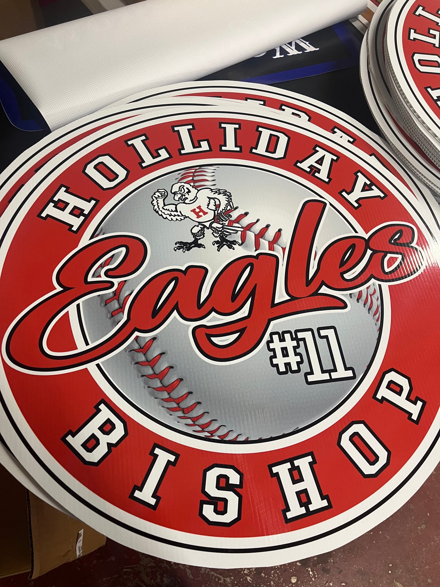 HOLLIDAY BASEBALL YARD SIGNS