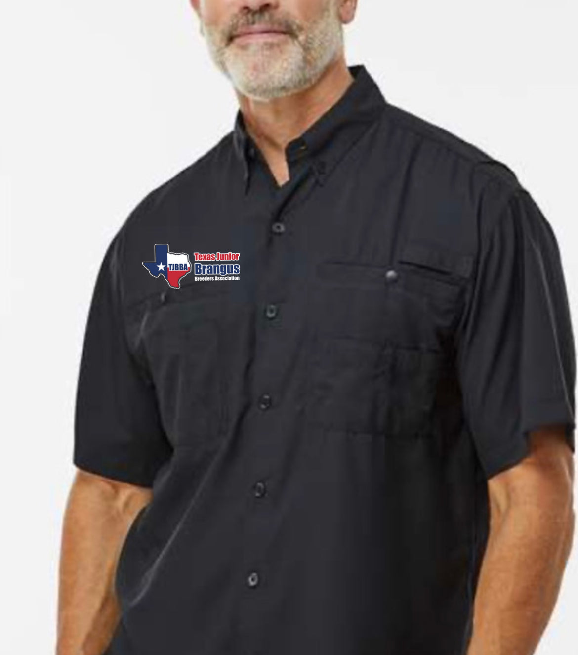Brangus Paragon Fishing Shirt with TJBBA Embroidery