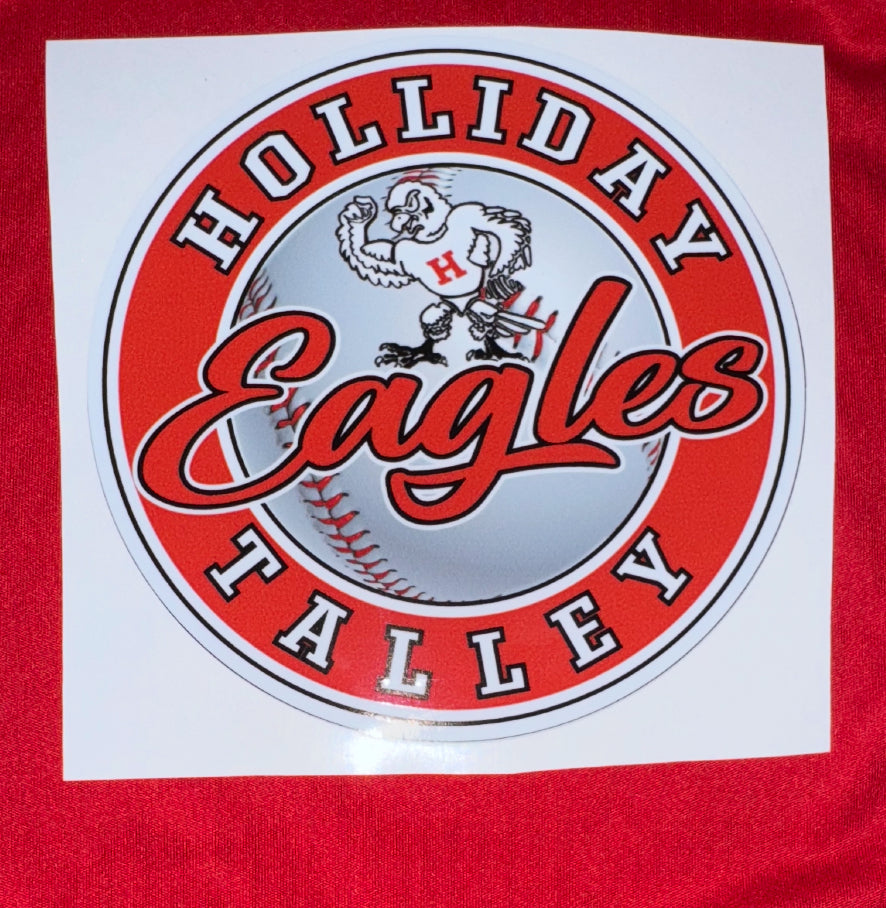 HOLLIDAY BASEBALL CAR DECALS