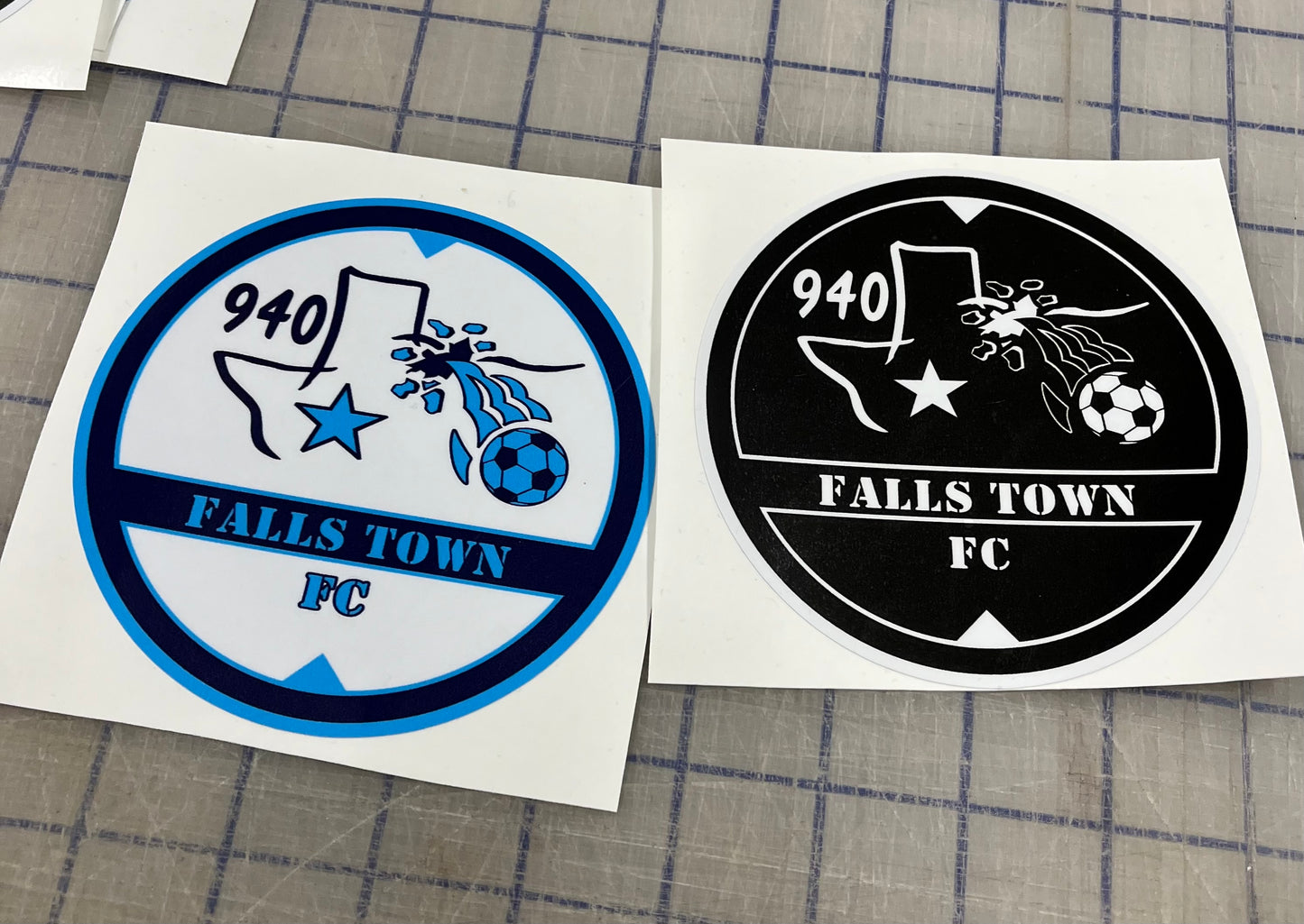 Falls Town Car Decals