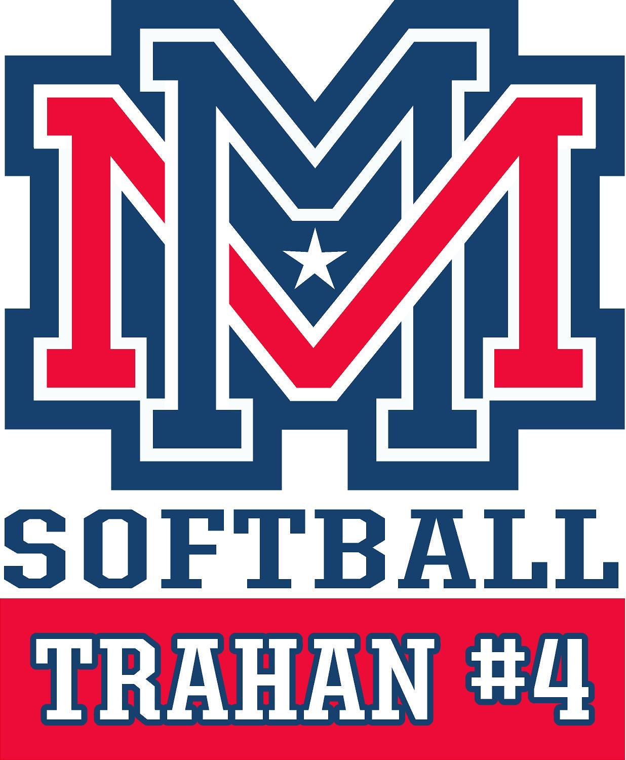 Memorial softball decal