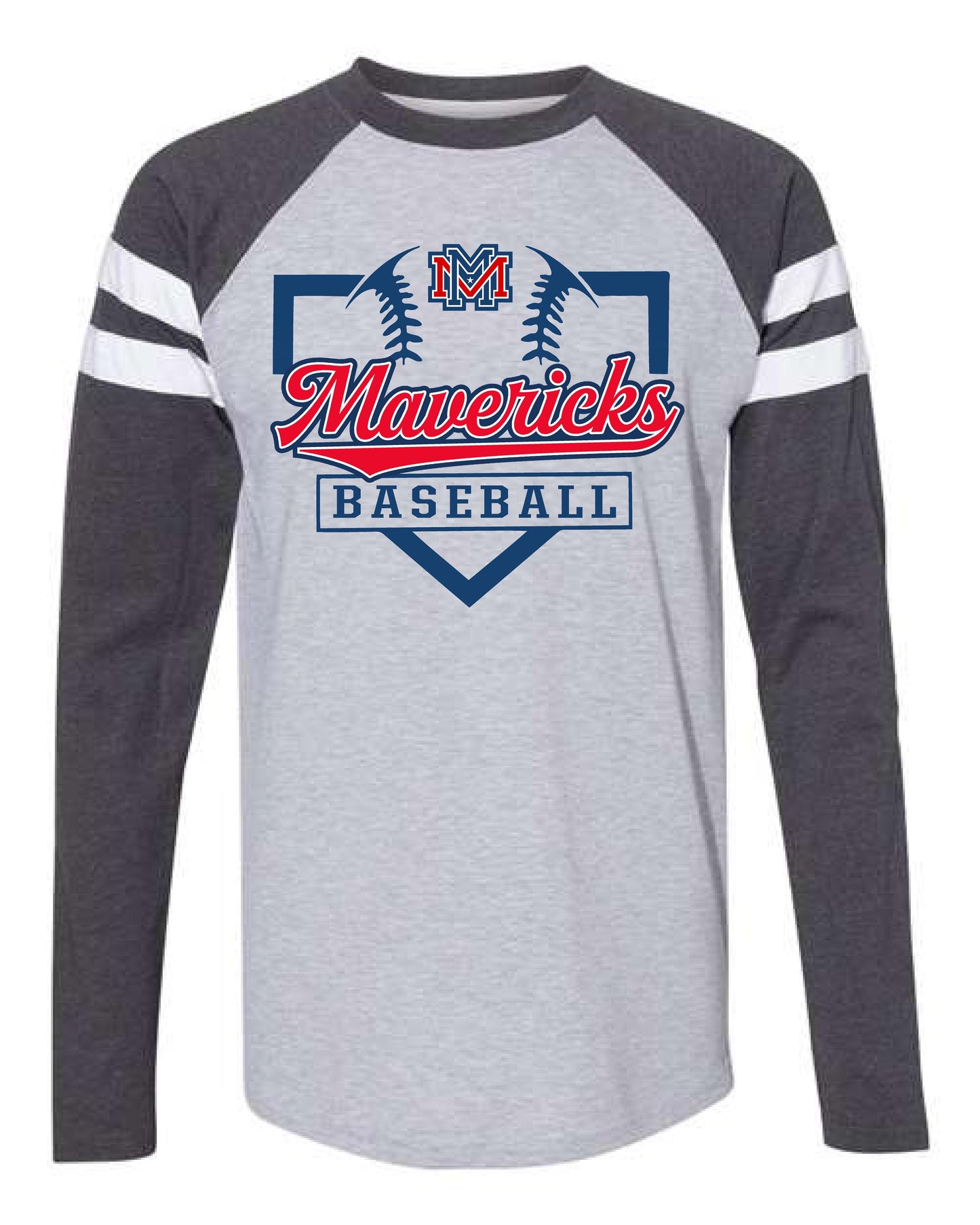 Memorial softball raglan