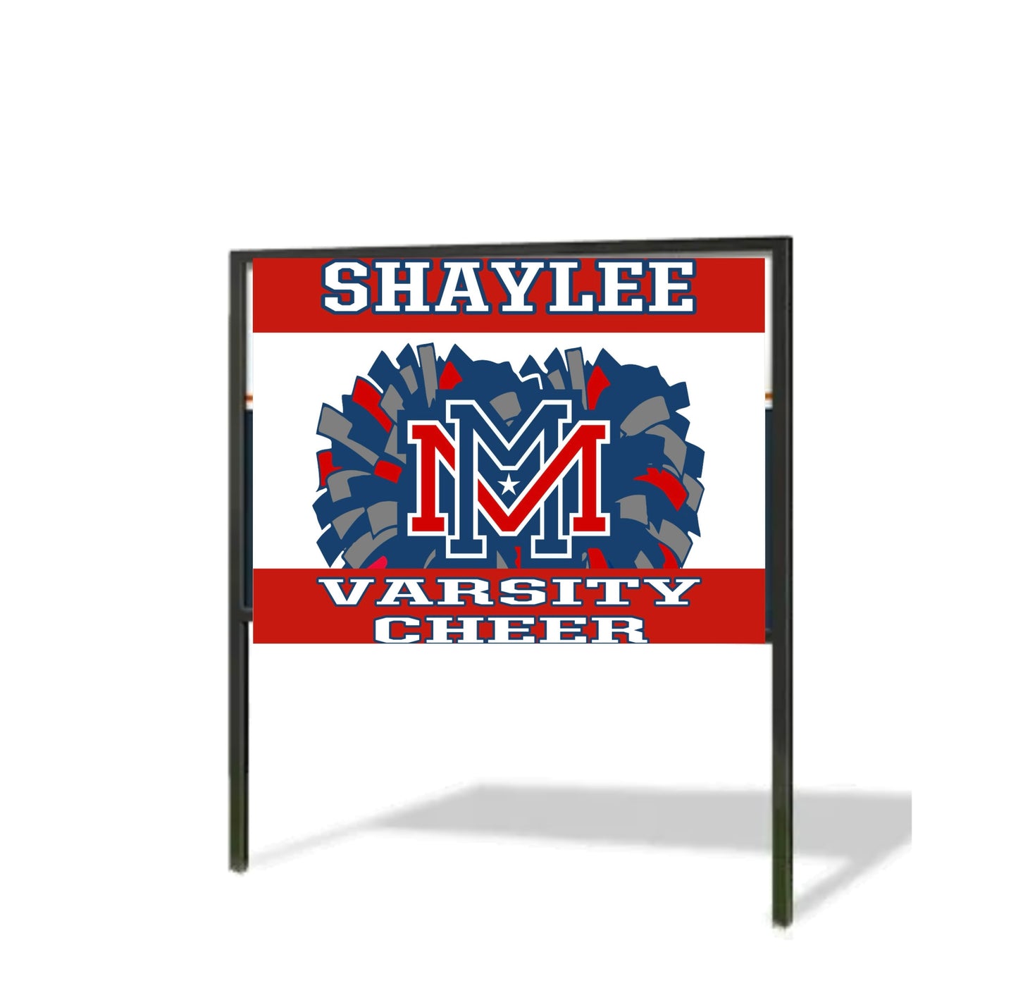 Memorial Cheer Metal signs and frames