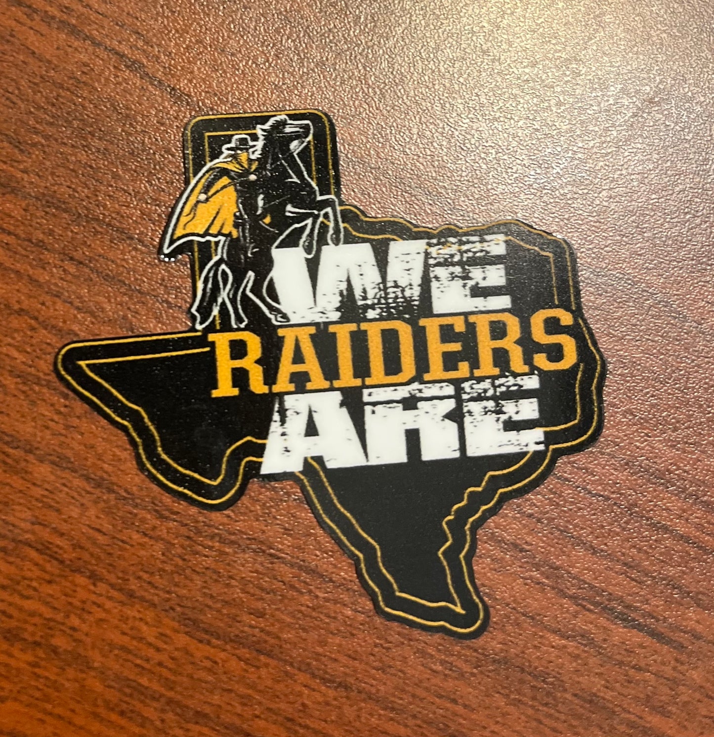 WE ARE RAIDERS 3" DECAL