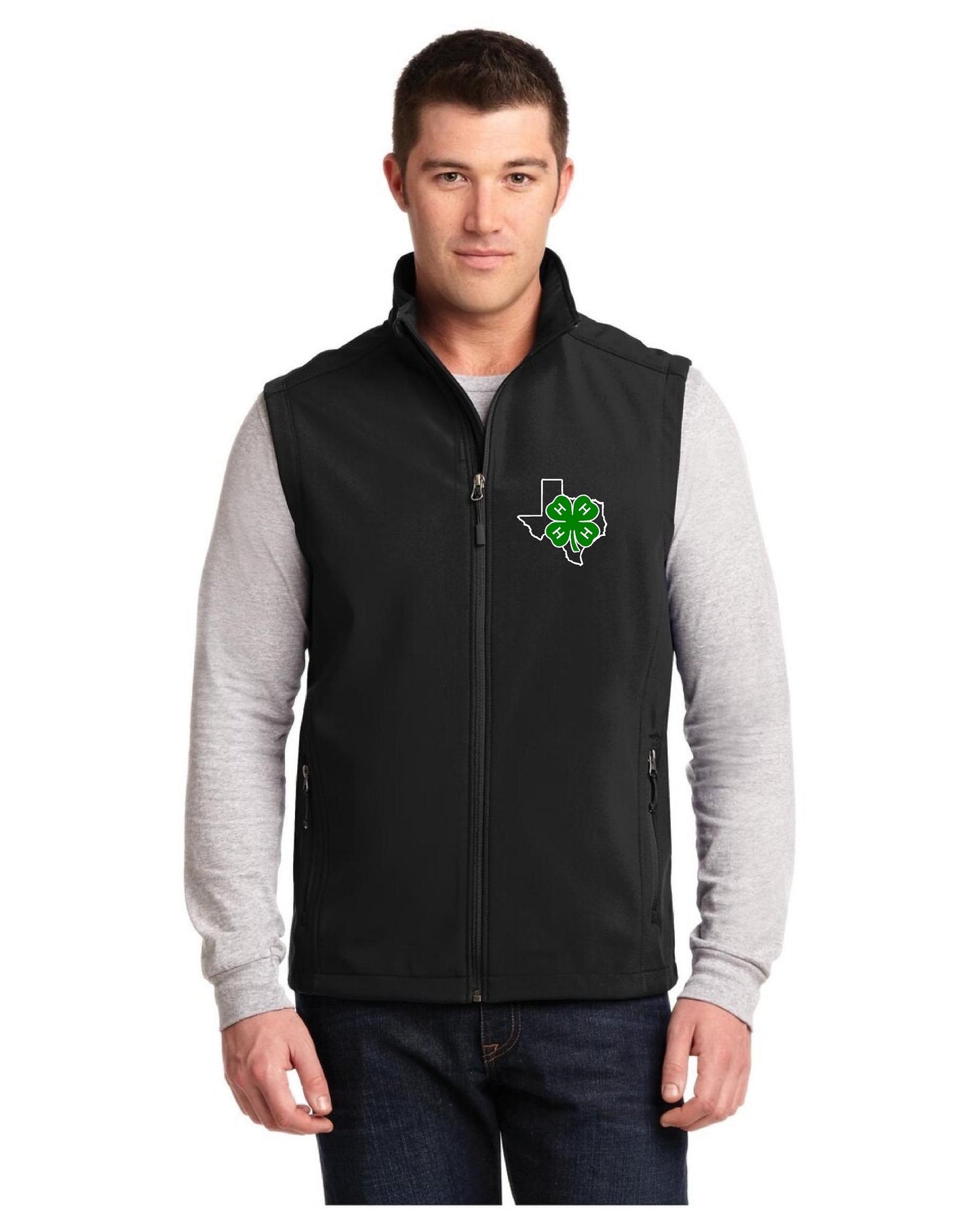 4-H Soft Shell Vest Embroidery logo