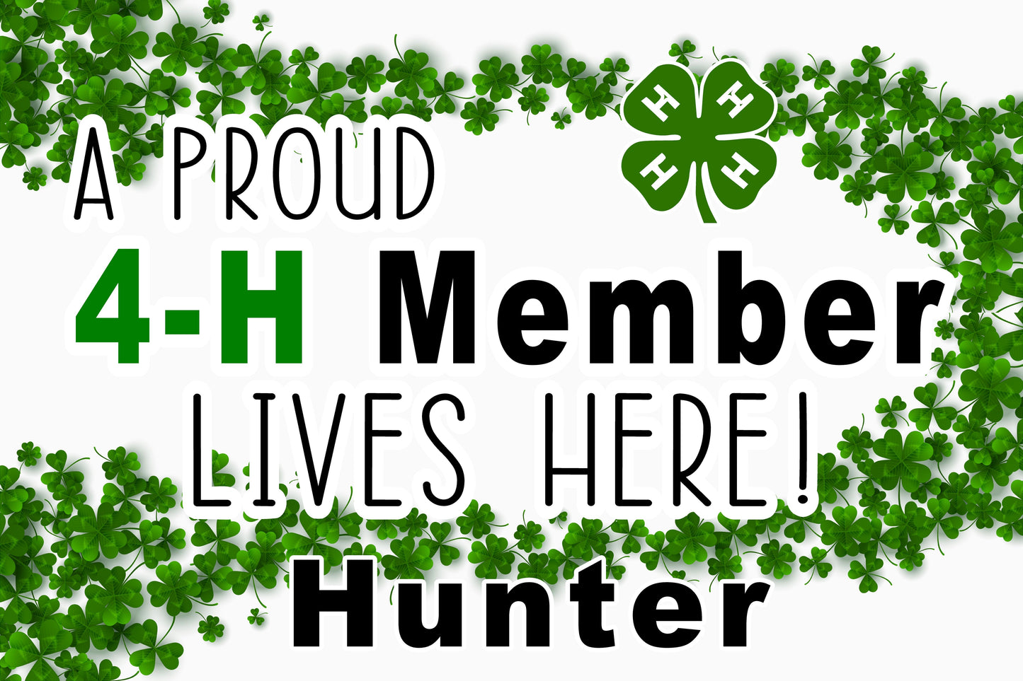 4-H Custom Yard Signs