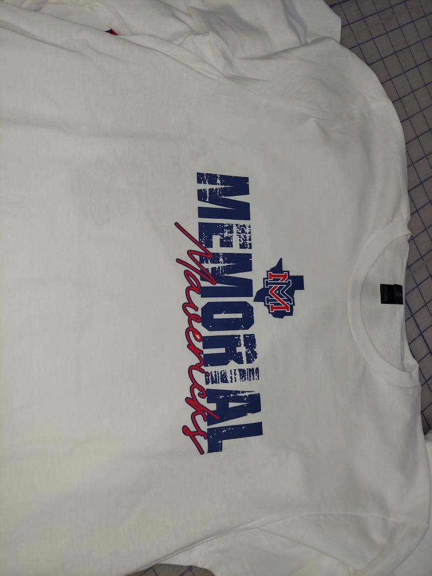 Memorial mavericks grunge shirt