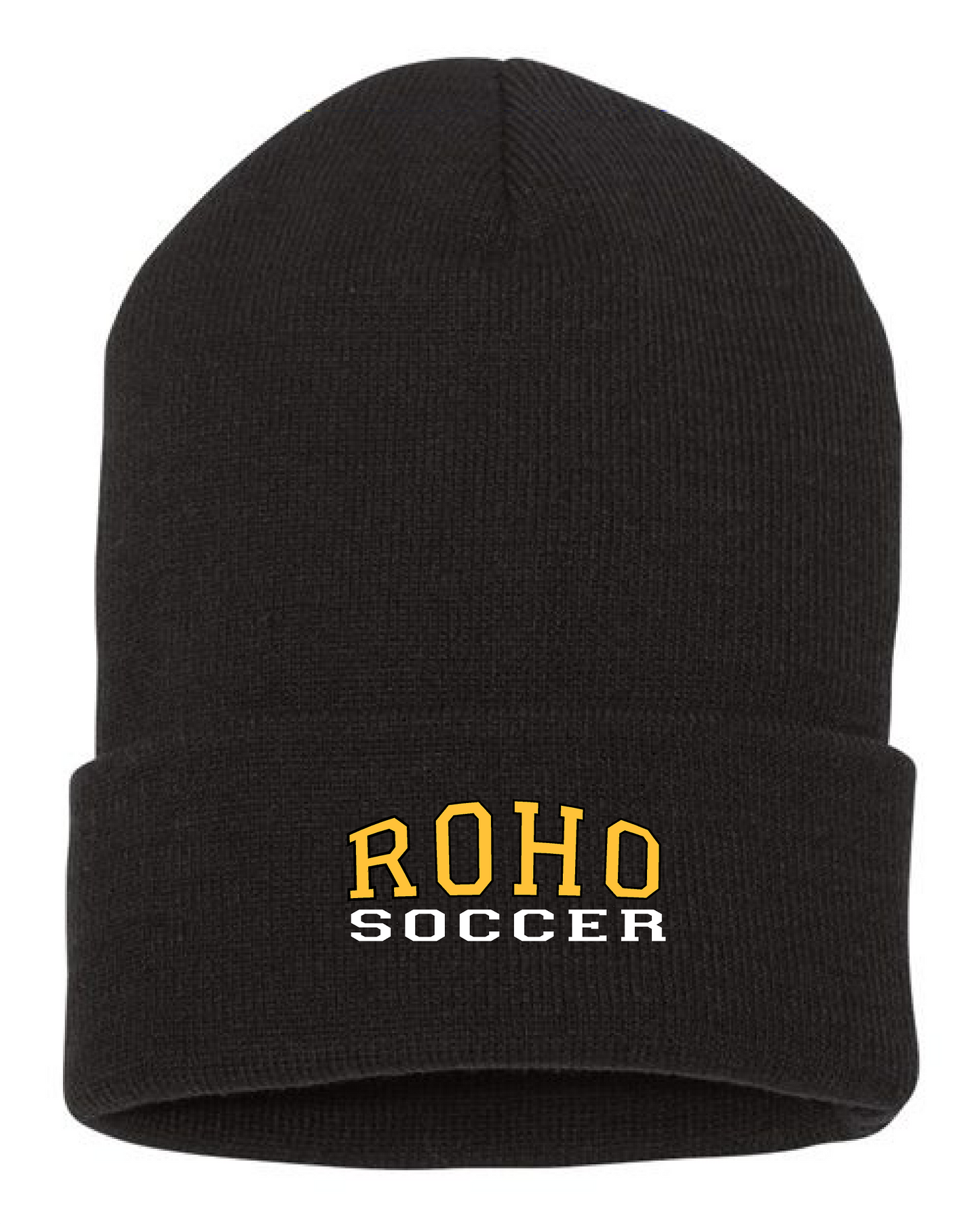 Solid Sock Hat- Embroidery Logo