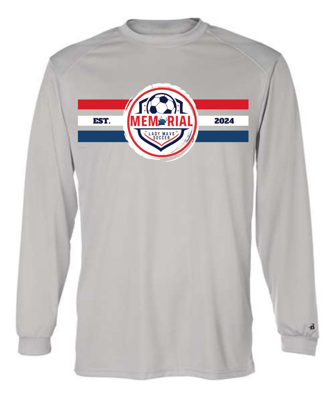 Dri Fit Lady Mavs Red white and Blue established