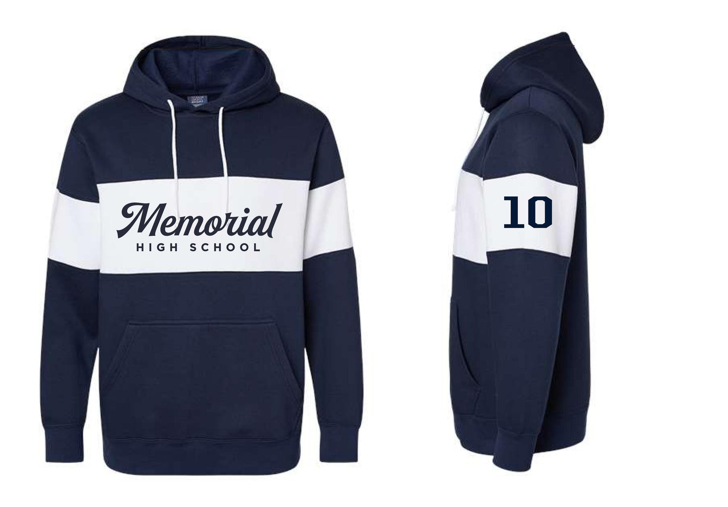 Memorial Striped Hoodie