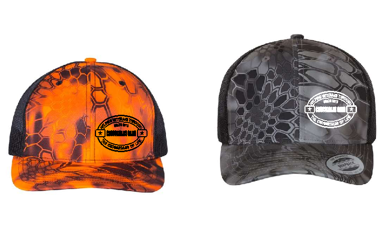 Kryptek Camo embroidered hats