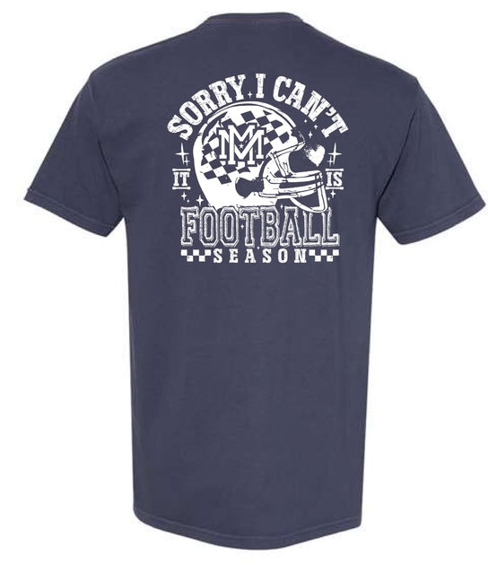 MEMORIAL COMFORT COLORS I CANT FOOTBALL SHIRT (Copy)