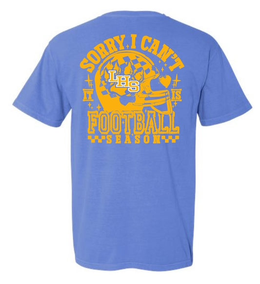 LEGACY COMFORT COLORS I CANT FOOTBALL SHIRT