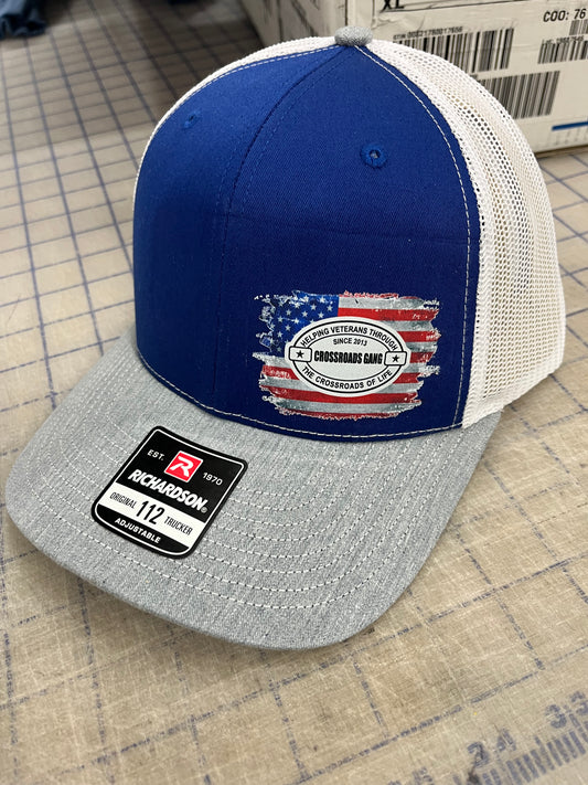 Richardson Hat with flag Screen print