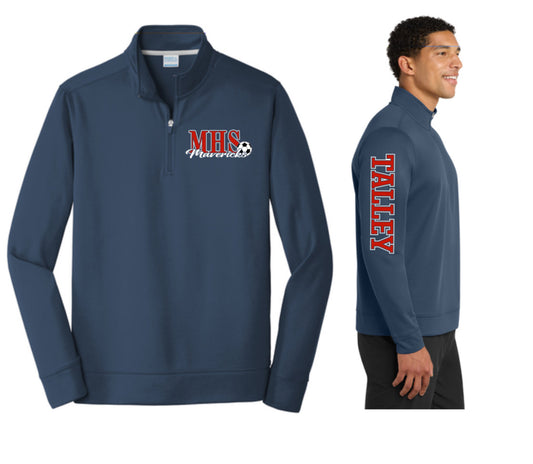 LADY MAVS SOCCER 1/4 zip pullover