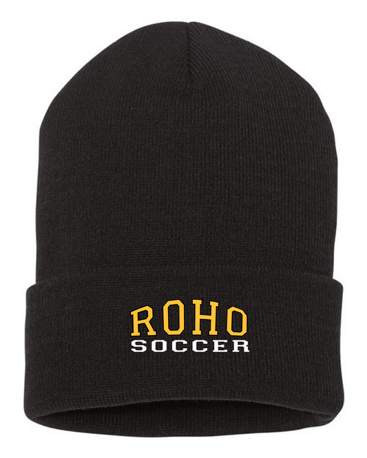 Solid Sock Hat- Embroidery Logo
