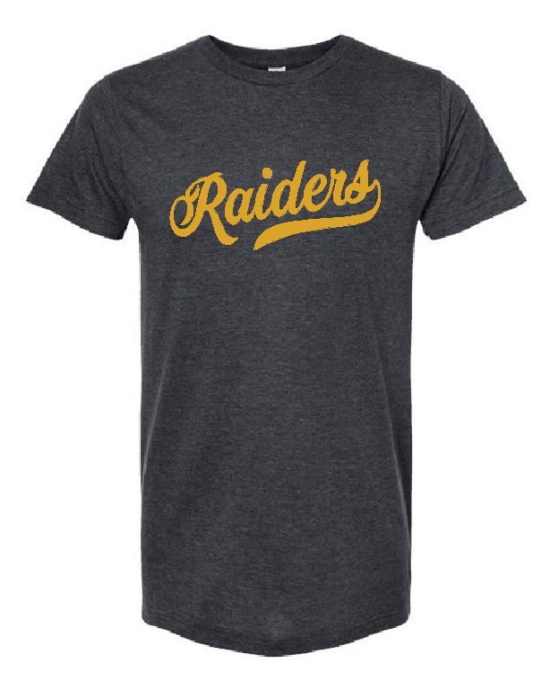 RIDER MIDDLE SCHOOL SOFT STYLE HEATHERED CHARCOAL SIMPLE RAIDERS