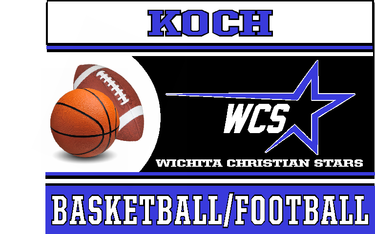 Wichita Christian multi sport  yard sign