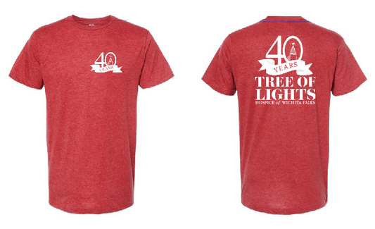 HOSPICE STAFF TREE OF LIGHTS SOFT STYLE T-SHIRTS