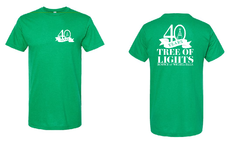HOSPICE STAFF TREE OF LIGHTS SOFT STYLE T-SHIRTS