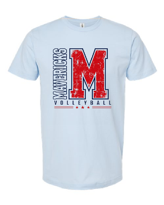 MAVERICK VOLLEYBALL DISTRESSED LARGE M