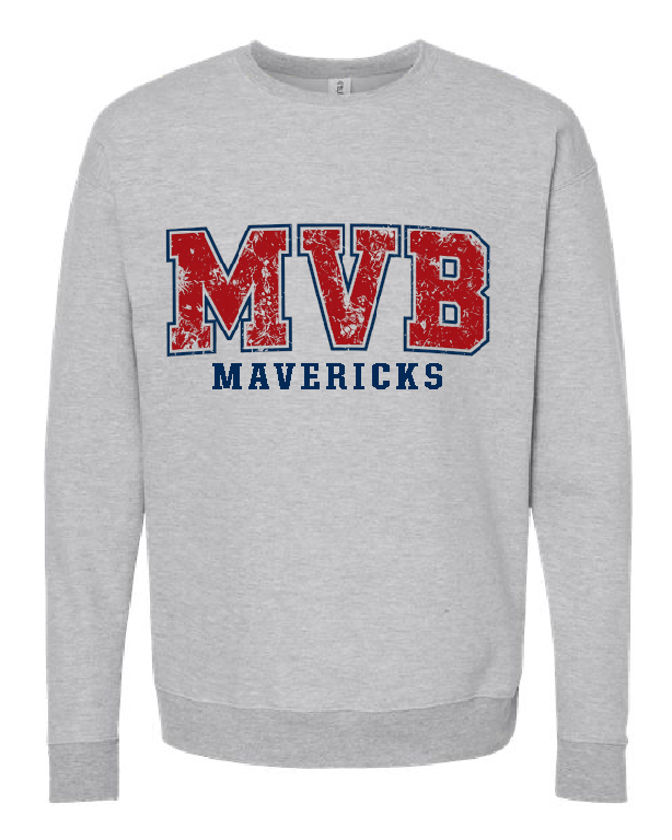 MAVERICK VOLLEYBALL SIMPLE DISTRESSED LETTER WINTER WEAR