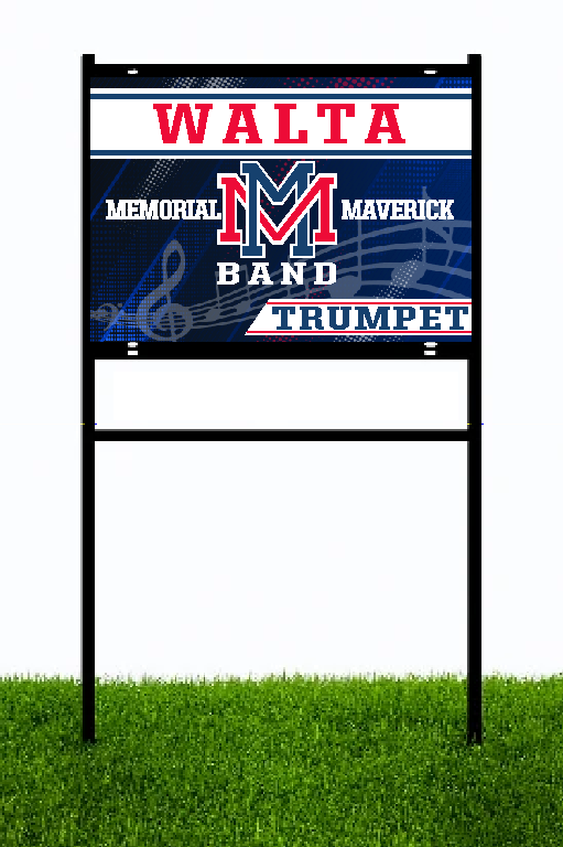 Memorial Maverick Band Metal signs and frames